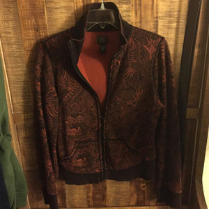 Lucky Brand Dragon Zip Hoodie